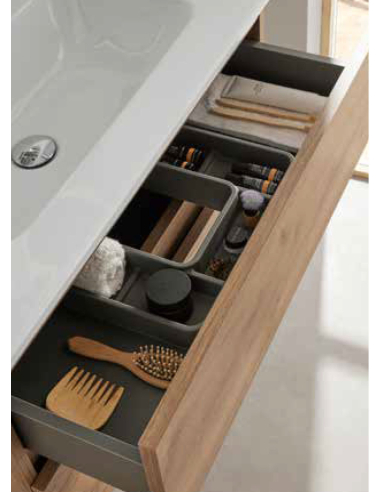 Mueble de baño Basic con encimera... Mueble de baño Basic con encimera...