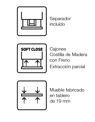 Mueble de baño Basic con encimera... Mueble de baño Basic con encimera...
