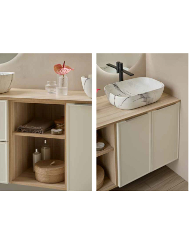 Conjunto Mueble de baño Kubik 160 cm Conjunto Mueble de baño Kubik 160 cm
