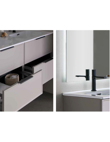 Conjunto Mueble de baño Kubik 140 cm Conjunto Mueble de baño Kubik 140 cm