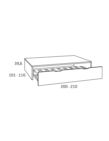 Compacto Advance 39,6 con somier de...