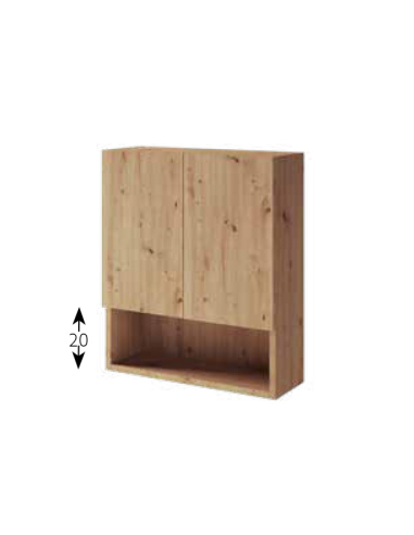 Columna alta dos puertas + hueco...