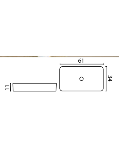 Lavabo de posar ZÁFIRO cerámica
