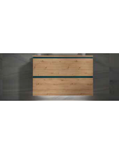 Iluminación inferior portalavabo