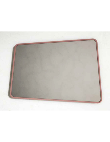 Espejo Trapeze marco lacado