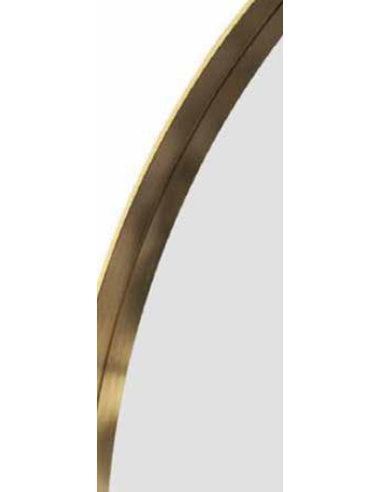 Espejo de baño LED GRETA marco aluminio