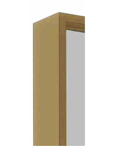 Espejo de baño LED LOLA marco aluminio