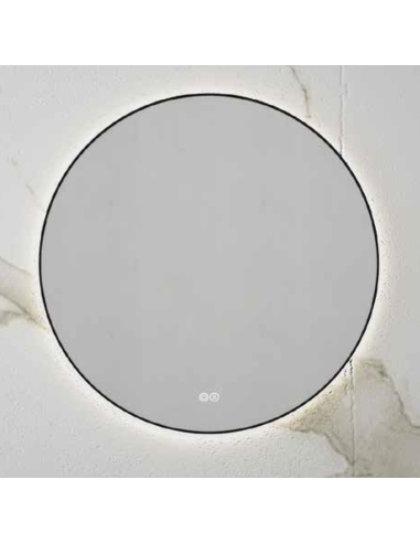 Espejo de baño LED ZOE marco aluminio
