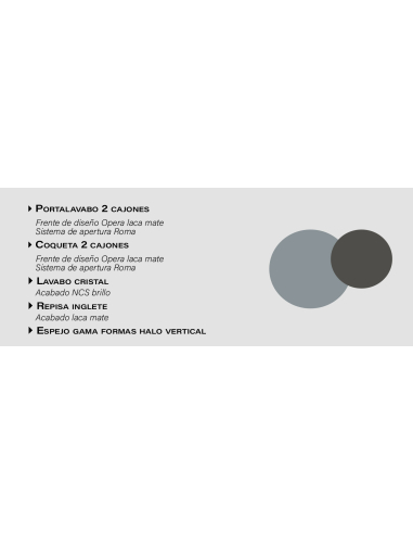 Composición de baño Opera Inglete...