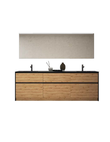 Composición de baño 180 cm doble...