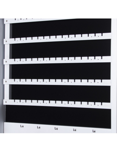 Espejo joyero pie de madera con luces...