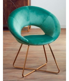 Silla de comedor Neferet turquesa