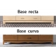 Cómoda Vega 100 cm 4 cajones base curva Cómoda Vega 100 cm 4 cajones base curva