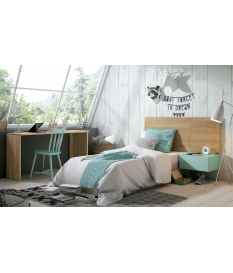 Habitación juvenil cabecero Zoe