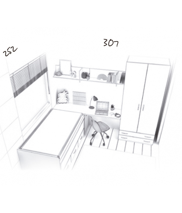 Habitación juvenil Basic18
