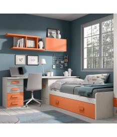 Habitación juvenil cama nido Basic26