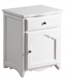 Mesita de noche cajón y puerta