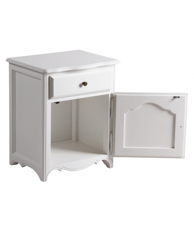 Mesita de noche cajón y puerta