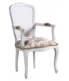Sillón rejilla Louis XV