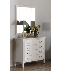 Cómoda clásica cuatro cajones