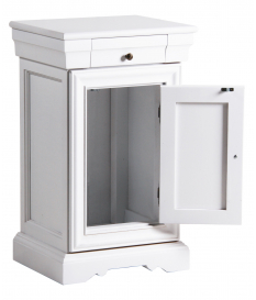 Mesita de noche cajón pequeño y puerta 2