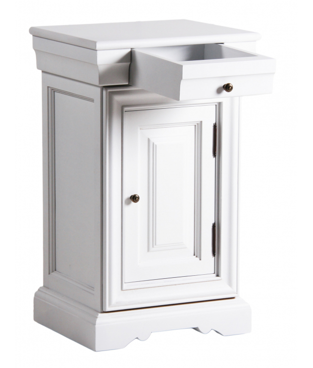 Mesita de noche cajón pequeño y puerta