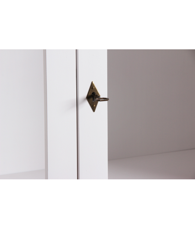 Vitrina dos puertas patas isabelinas