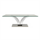 Mesa centro metal cristal 120x60x45 cm Mesa centro metal cristal 120x60x45 cm
