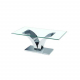 Mesa centro metal cristal 120x60x45 cm Mesa centro metal cristal 120x60x45 cm