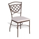 Silla forja mod. Alicante con cojín