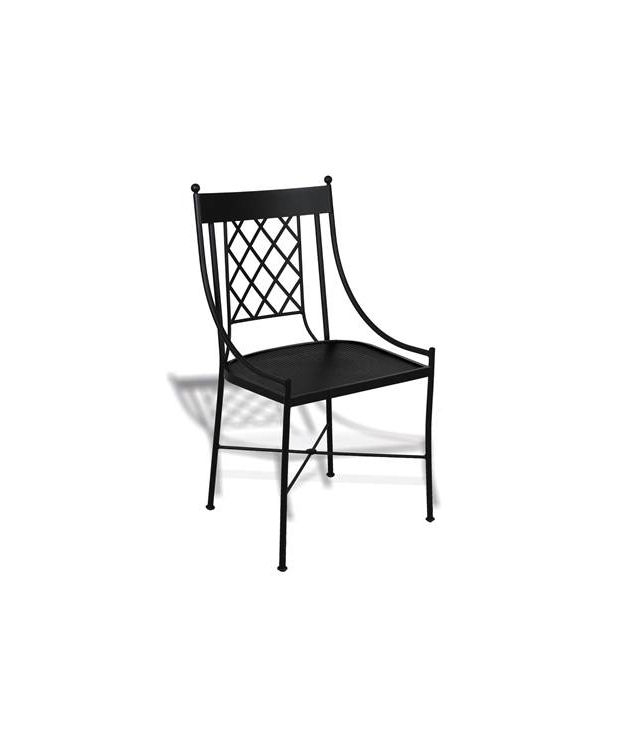 Silla de comedor forja mod. Marsella con cojín Silla de comedor forja mod. Marsella con cojín