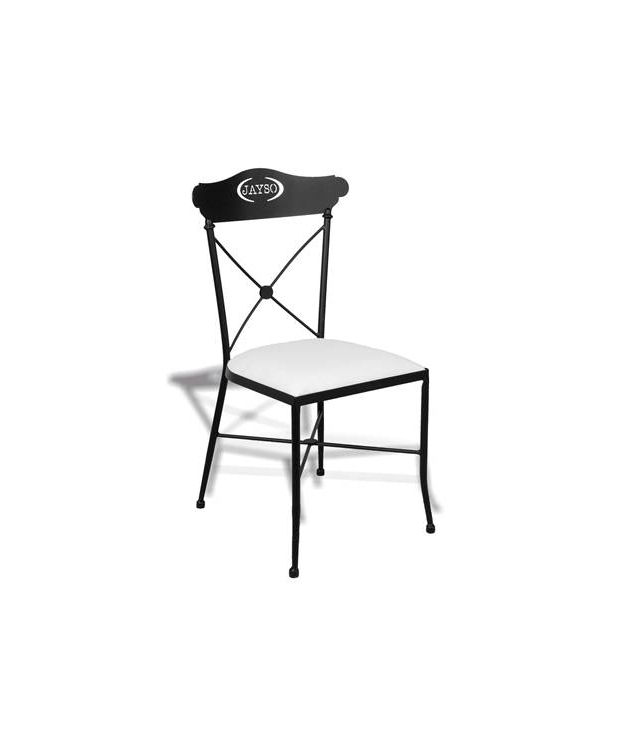 Silla de comedor forja mod. Apolo con cojín Silla de comedor forja mod. Apolo con cojín