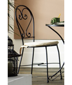 Silla forja mod. Cordoba con cojín