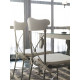 Silla de comedor forja mod. Apolo con cojín Silla de comedor forja mod. Apolo con cojín