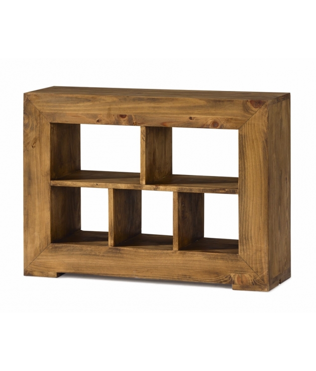 Mesa lateral rustica madera