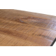 Mesa de comedor madera mango macizo y forja Mesa de comedor madera mango macizo y forja