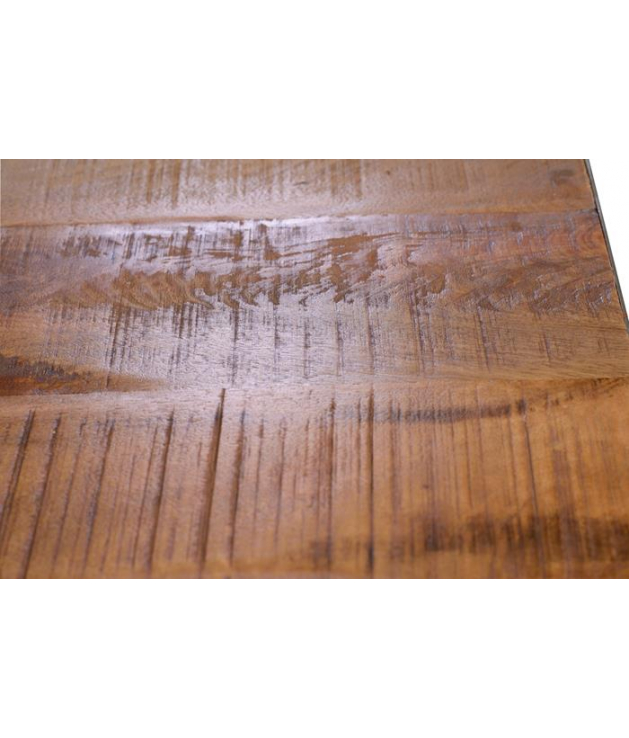 Mesa de comedor madera mango macizo y forja Mesa de comedor madera mango macizo y forja