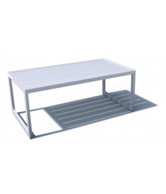Mesa de centro de aluminio