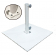 Base de parasol plancha metálica 20 kg