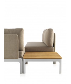 Conjunto jardín 4 piezas Corner teca 2