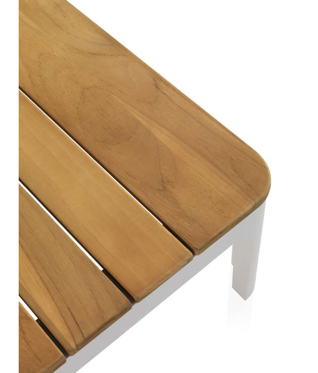 Conjunto jardín 4 piezas Corner teca