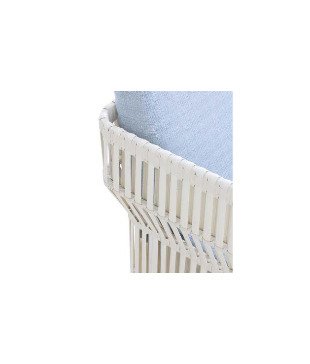 Sofá rinconera jardín Cires con mesa de apoyo