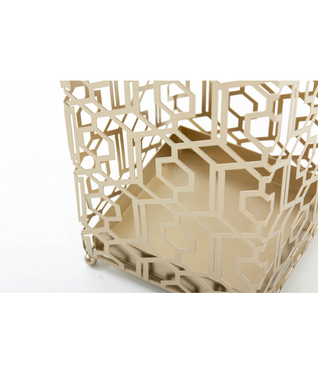 Paragüero metal champagne 25x25x49 cm
