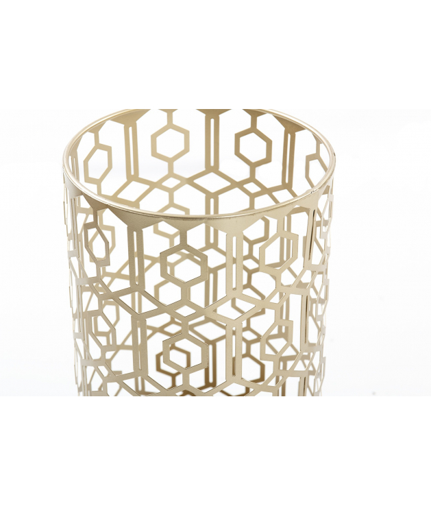 Paragüero metal champagne 24x24x48 cm