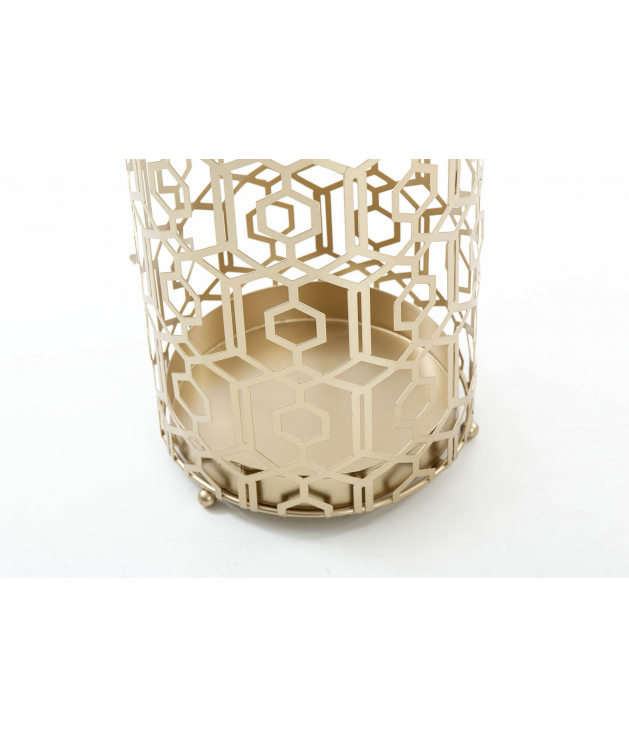 Paragüero metal champagne 24x24x48 cm