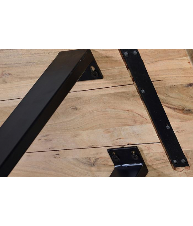 Banco Acacia en madera de acacia y...