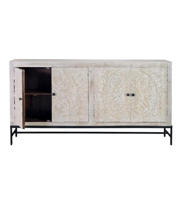 Aparador con 4 puertas en madera de...