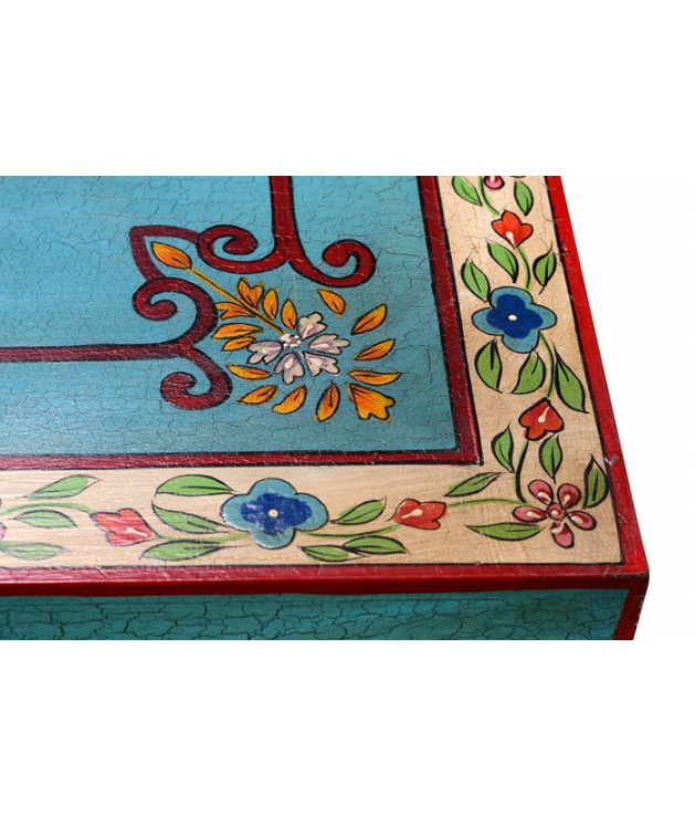 Mesa de centro con 1 cajón pintado a...