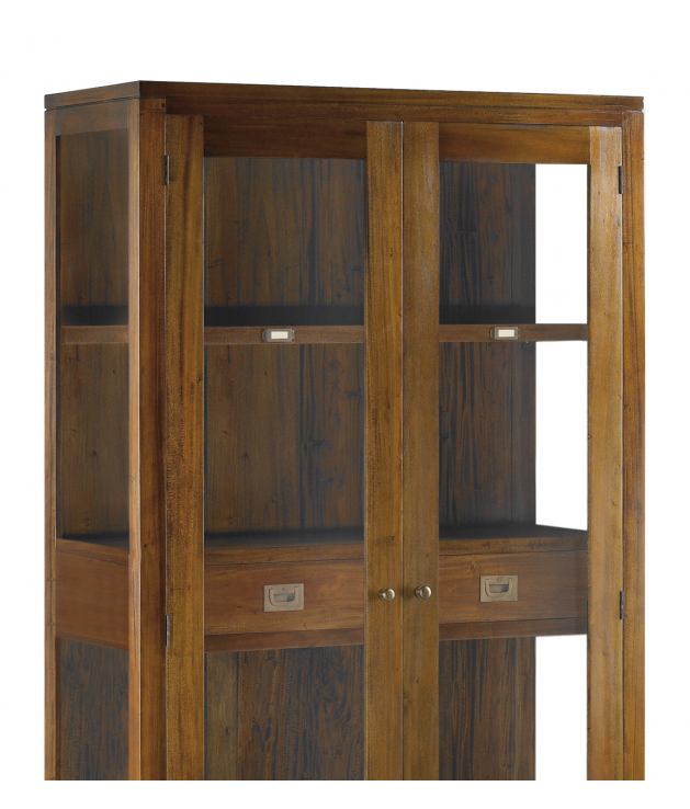 Vitrina Flamingo 2 cajones 3 estantes