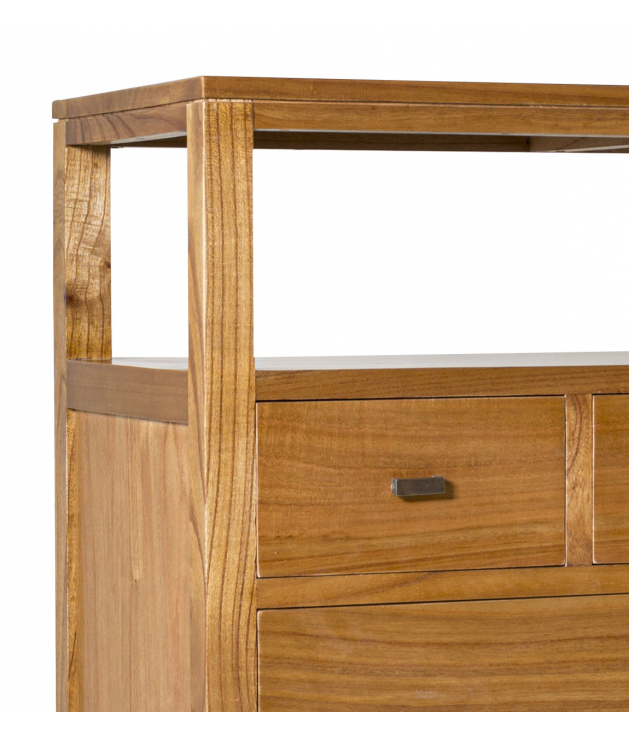 Cómoda Madhu 3+2 cajones 1 hueco